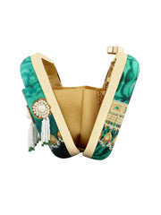 Indian Jade Clasp Clutch