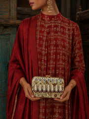 Padma Beaded Embroidered Clutch