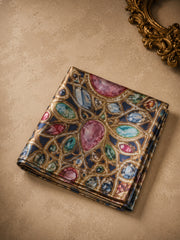 Embroidered Vintage Jadau Pocket Square