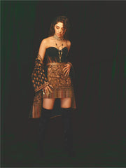 KRITHI SHETTY Wearing Gau Noir Necklace