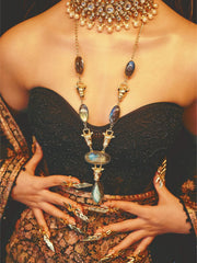 KRITHI SHETTY Wearing Gau Noir Necklace