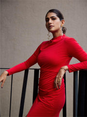 KUBBRA SAIT Wearing Waka Waka Earrings