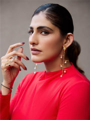 KUBBRA SAIT Wearing Waka Waka Earrings