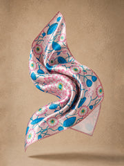 Pichwai Lotus Pocket Square