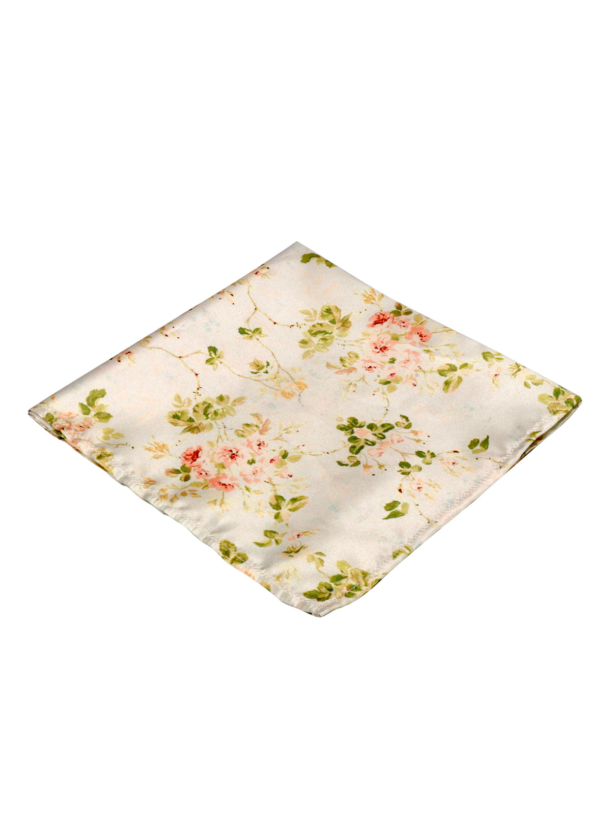 Blush Heirloom Garden Pocket Square