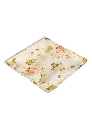 Blush Heirloom Garden Pocket Square
