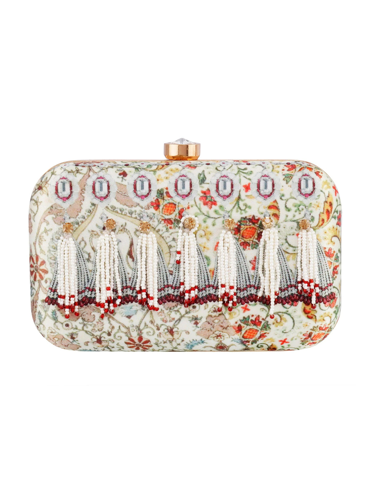 Padma Beaded Embroidered Clutch