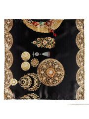 Noir Maharaja Pocket Square