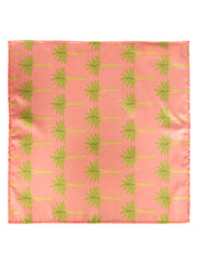 Coral Palm Royale Pocket Square
