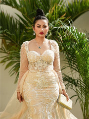 NADIA SHAHRIL MENON Wearing Ultramarine Royale Clutch Bag
