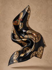Noir Maharaja Pocket Square