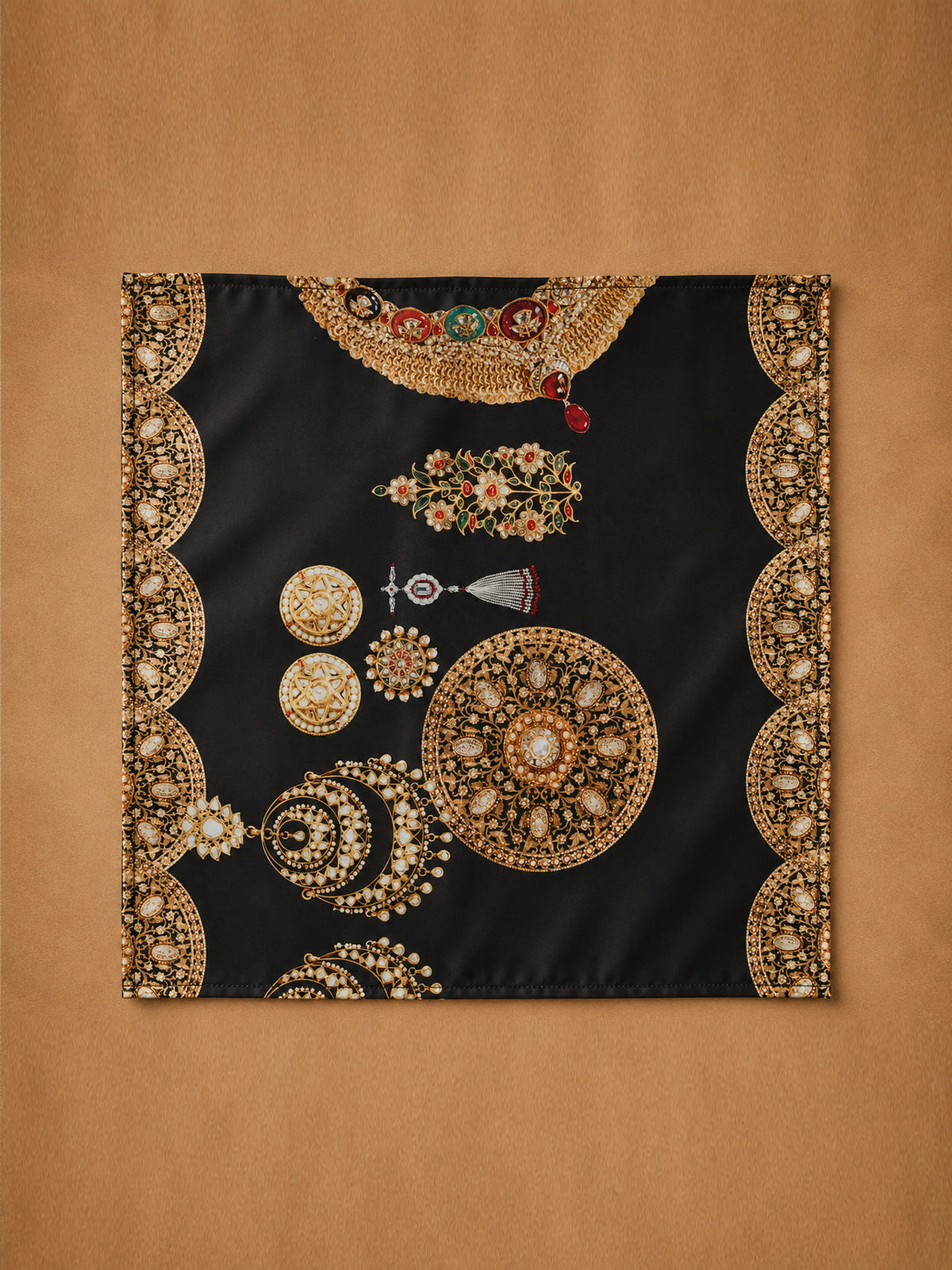 Noir Maharaja Pocket Square