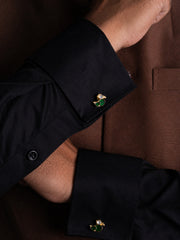 Kundan Birdie Cufflinks