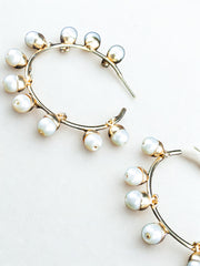 Shoreline Pearl Hoops