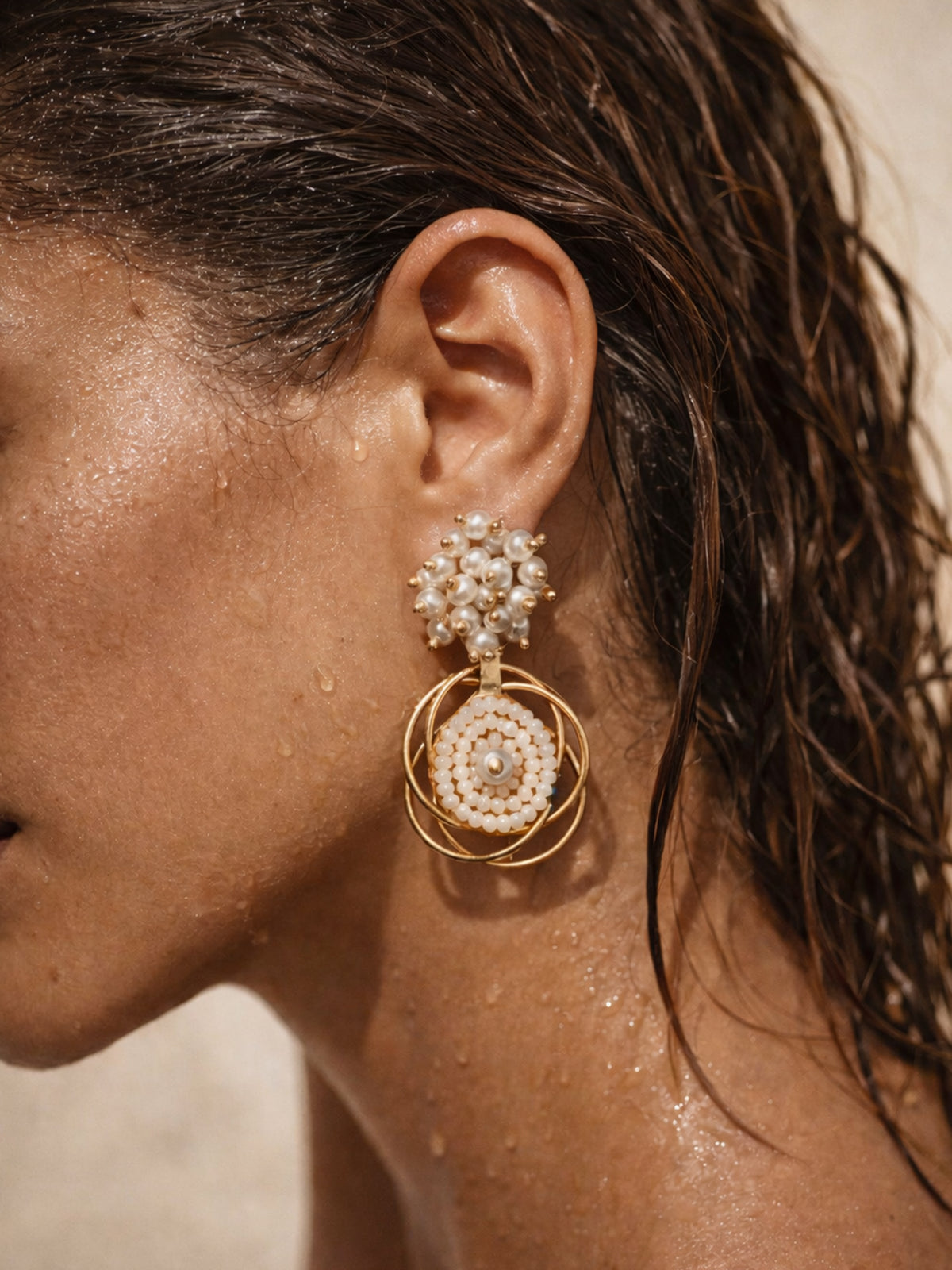 Tidal Fringe Pearl Drops