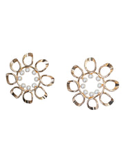 Sun Halo Pearl Studs