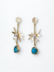 Coastal Bloom Turquoise Drops