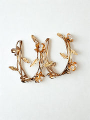 Wildflower Hoop Earrings