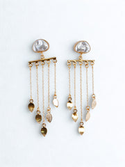 Golden Fringe Baroque Drops
