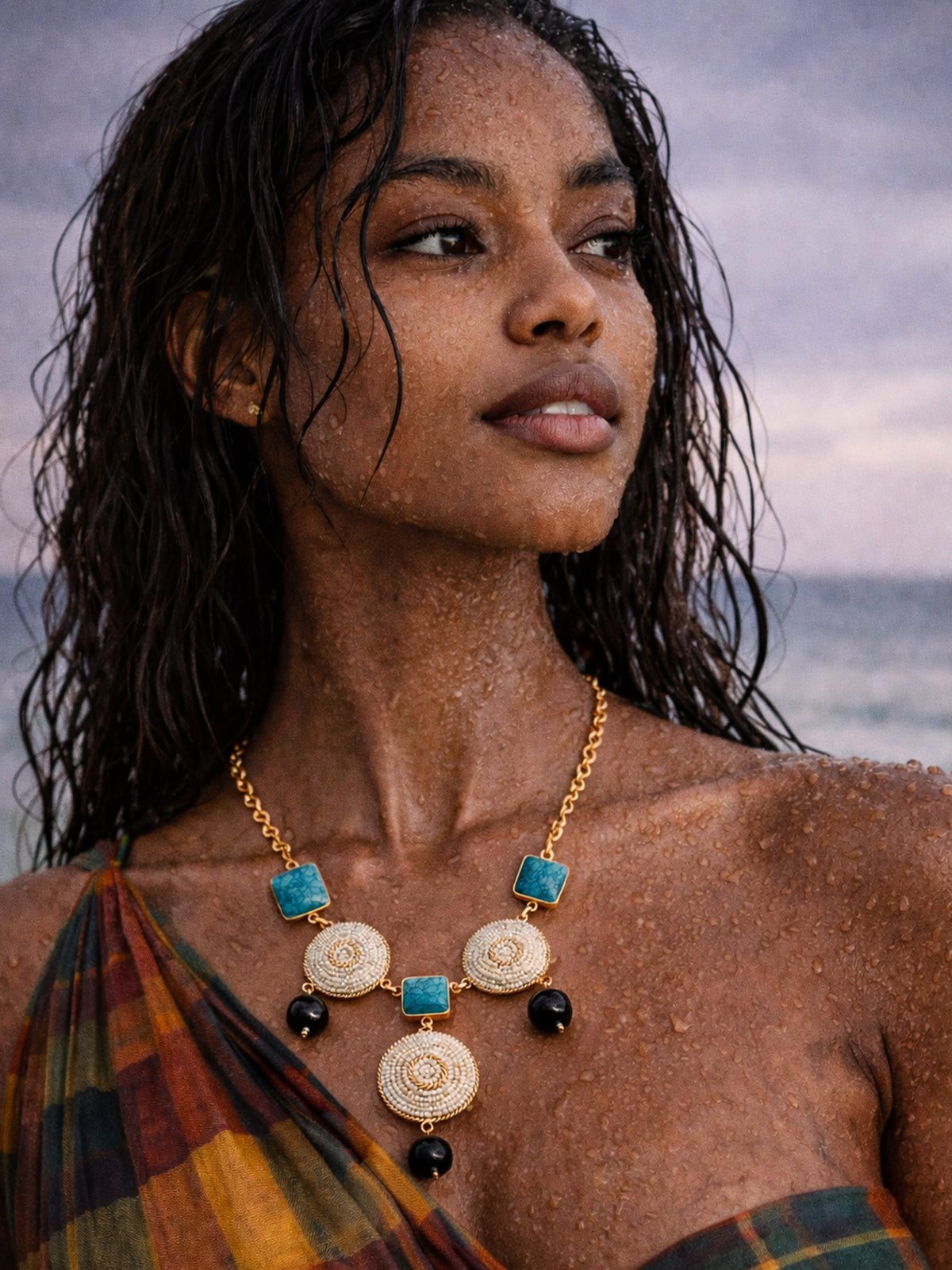 Neela Tara Medallion Necklace