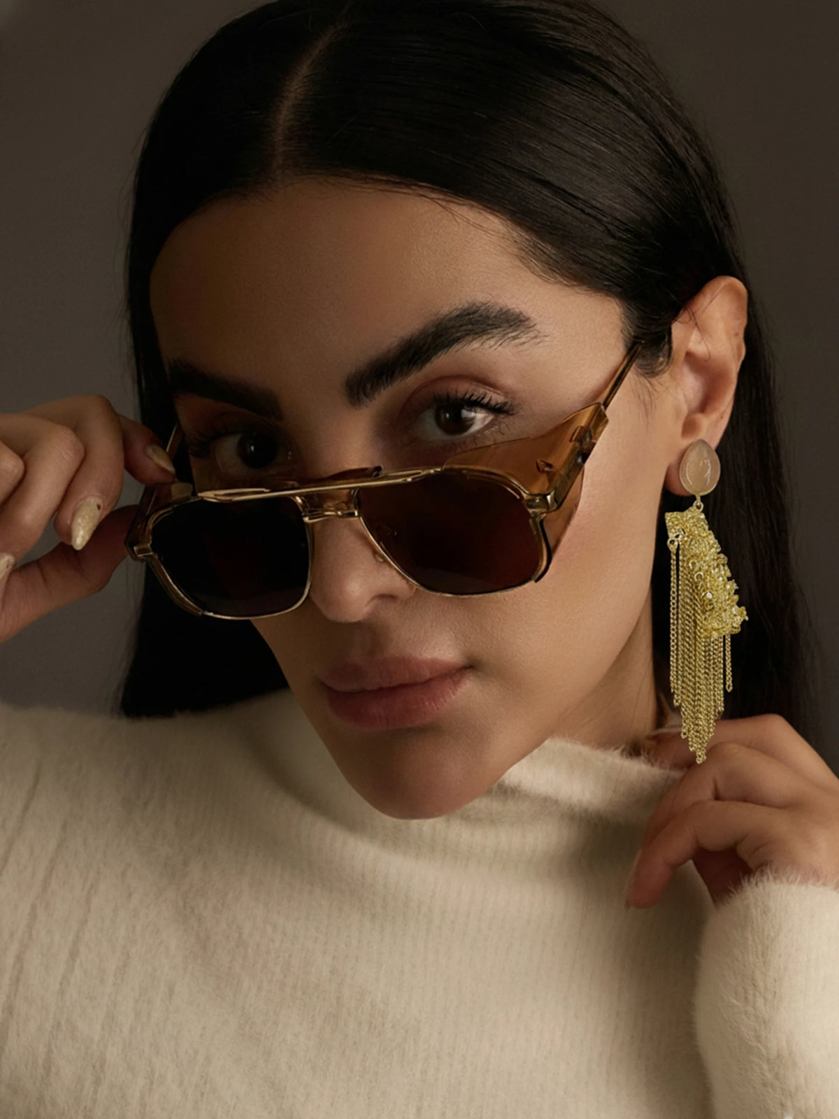 Molten Crust Chain Danglers