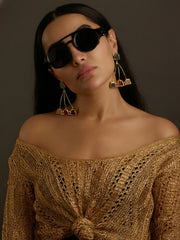 Metorite Chandelier Earrings