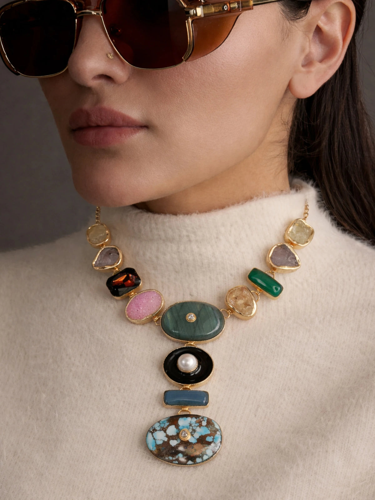 Aris Spheres Necklace