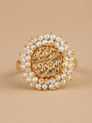 Rajamalli Medallion Ring