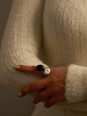 Deco Pearl Ring