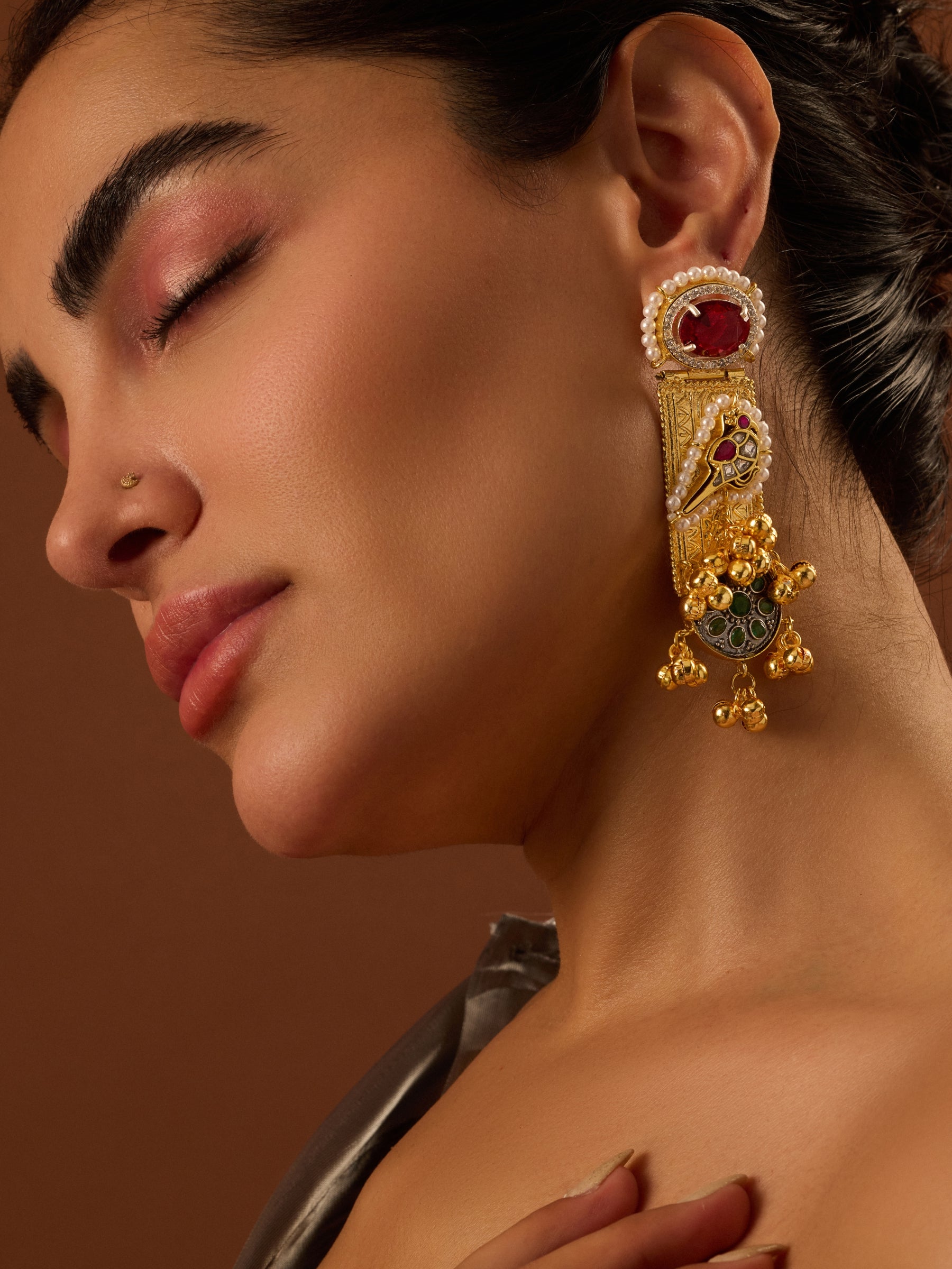 Maytheli Kundan Earrings