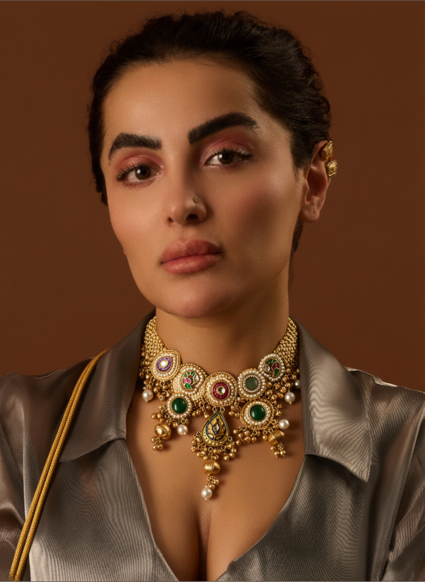 Ruhani Polki Haar Necklace