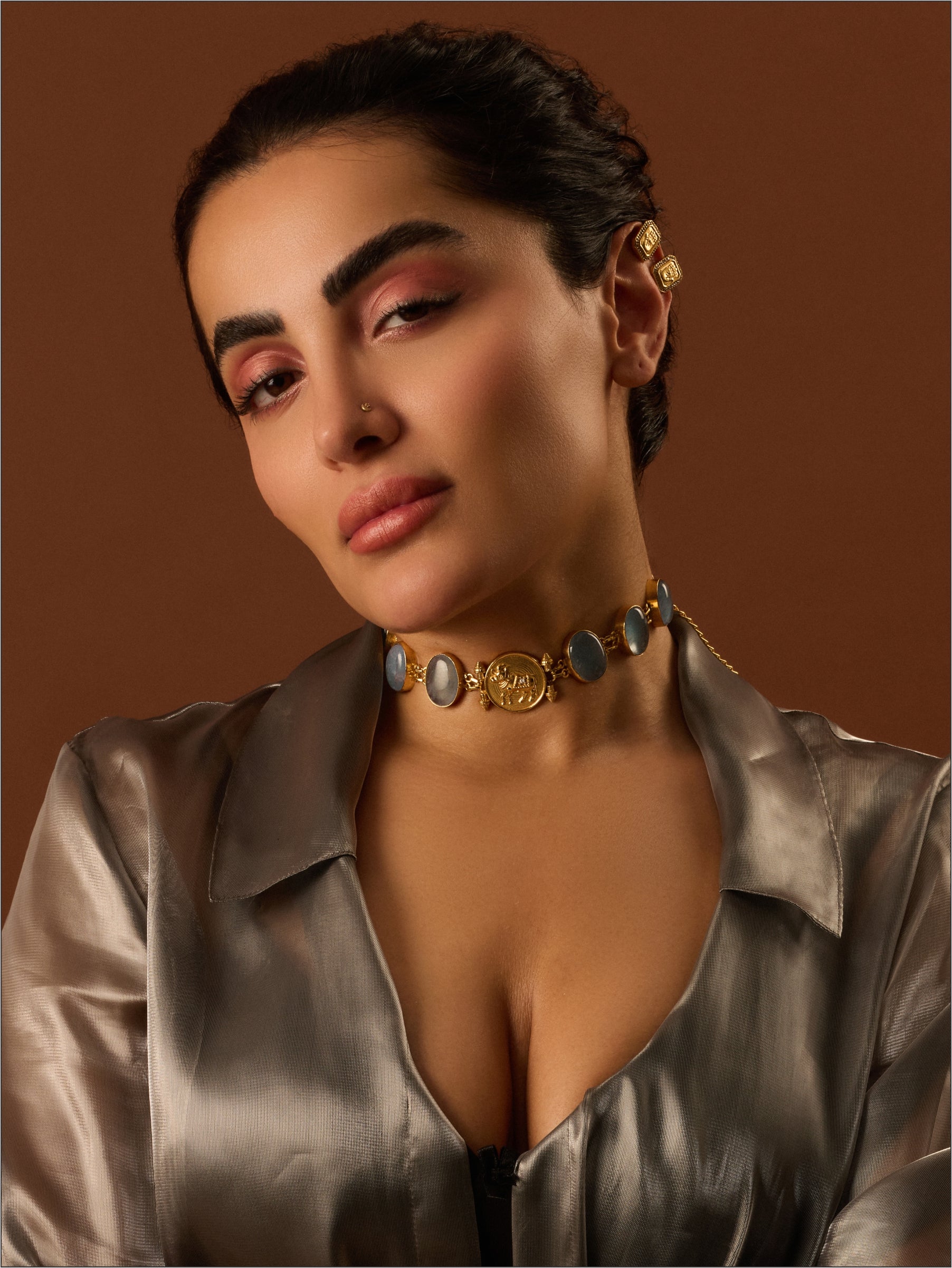 Gau Coin Pendant - Grey