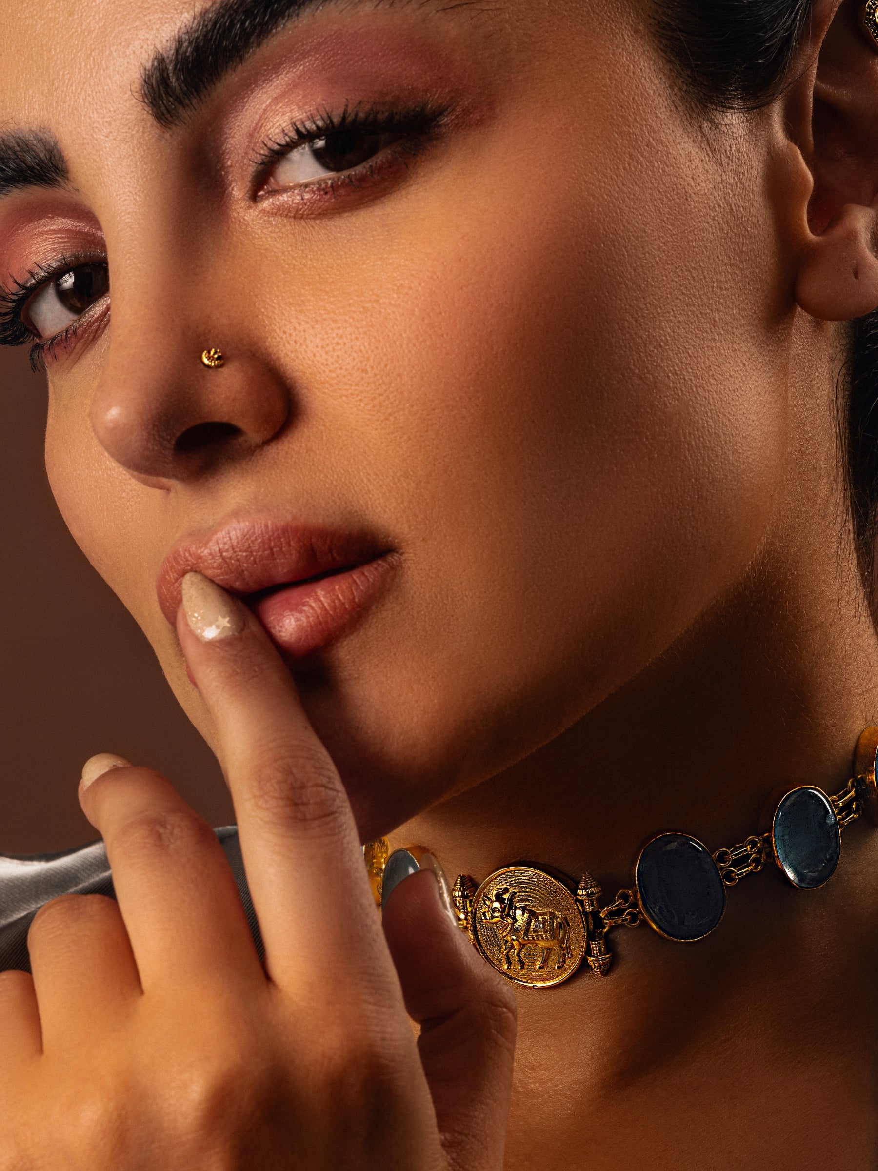 Gau Coin Pendant - Grey