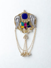 Royal Polychrome Crest Hair Pin