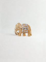 Maharaja Elephant Jewel Brooch