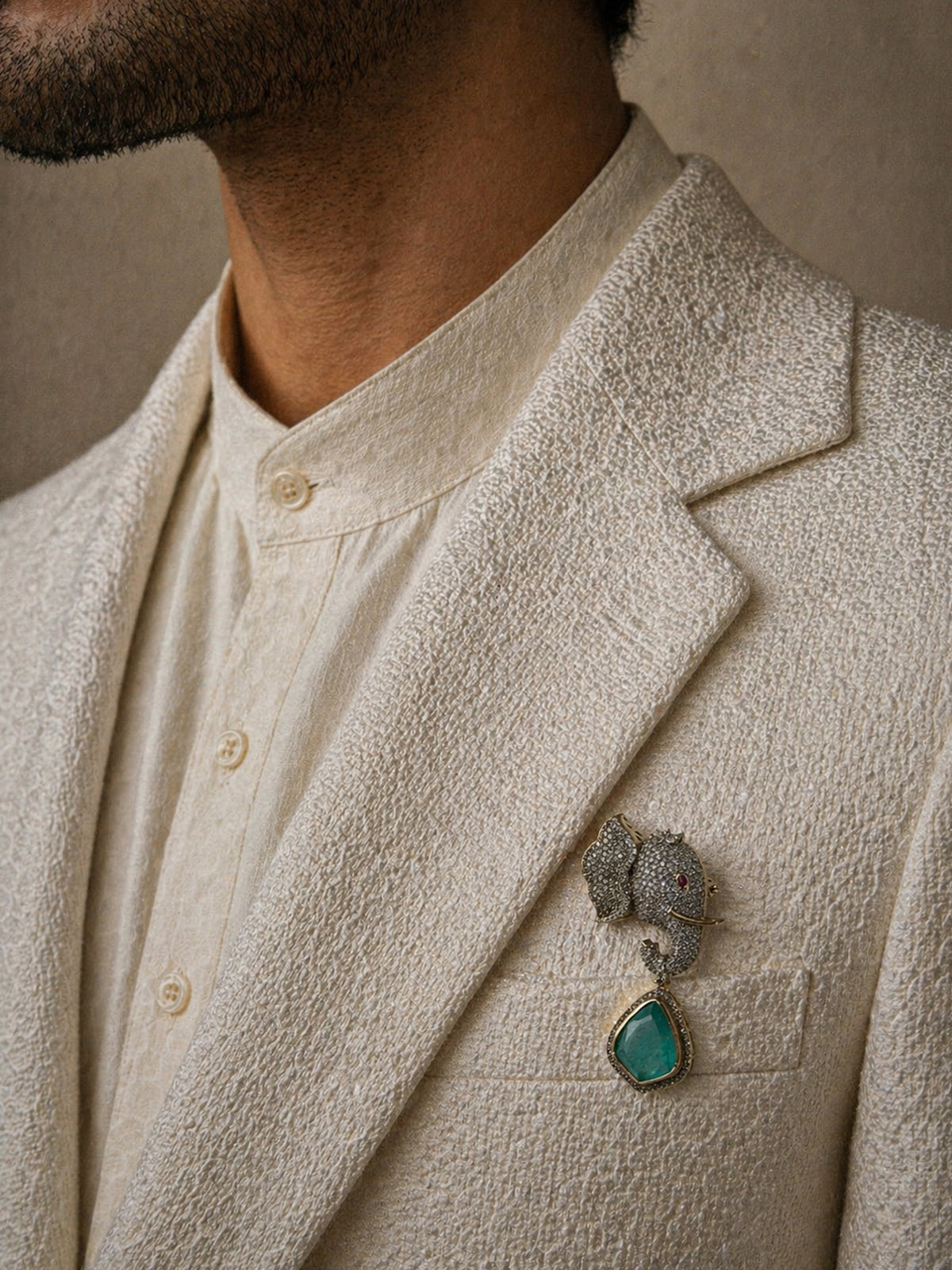 Gajraaj Brooch