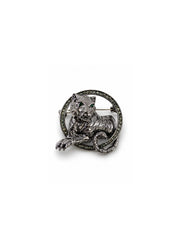 Midnight Panther Brooch