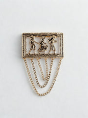 Heritage Narrative Brooch (Gold)
