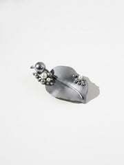 Silver Leaf Reverie Brooch