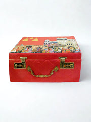 Royal Baraat Vanity Trunk Box - Red