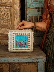 SURBHI CHANDNA Wearing Saheliya Embroidered  Clutch