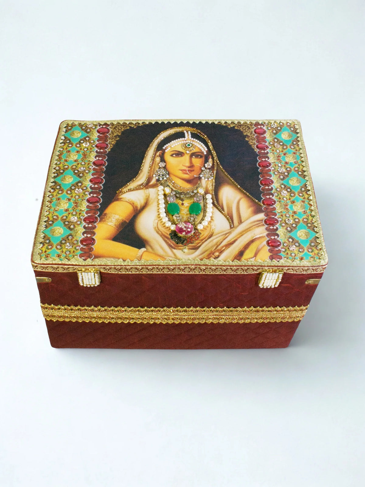 Surkh Banno Three Tier Jewellery Trunk | Limited Edition