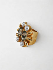 Stardust Double Knuckle  Ring