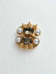 Stardust Double Knuckle  Ring