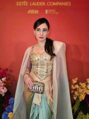 STEPHANIE TIMMINS Wearing Padma Clutch