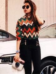 TINA DUTTA Wearing Instagram Clutch