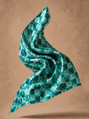 Emerald Jali Reverie Pocket Square