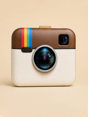 Vintage Instagram Clutch