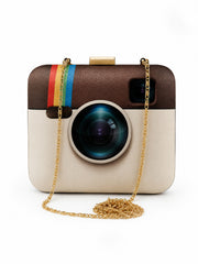 Vintage Instagram Clutch