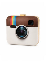 Vintage Instagram Clutch